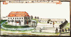Herrnhof zu Michelsdorf - Dwr, widok oglny